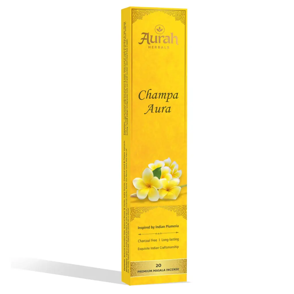 [21005] Aurah Herbals-No5-Champa Aura(20 Sticks) - 1x8