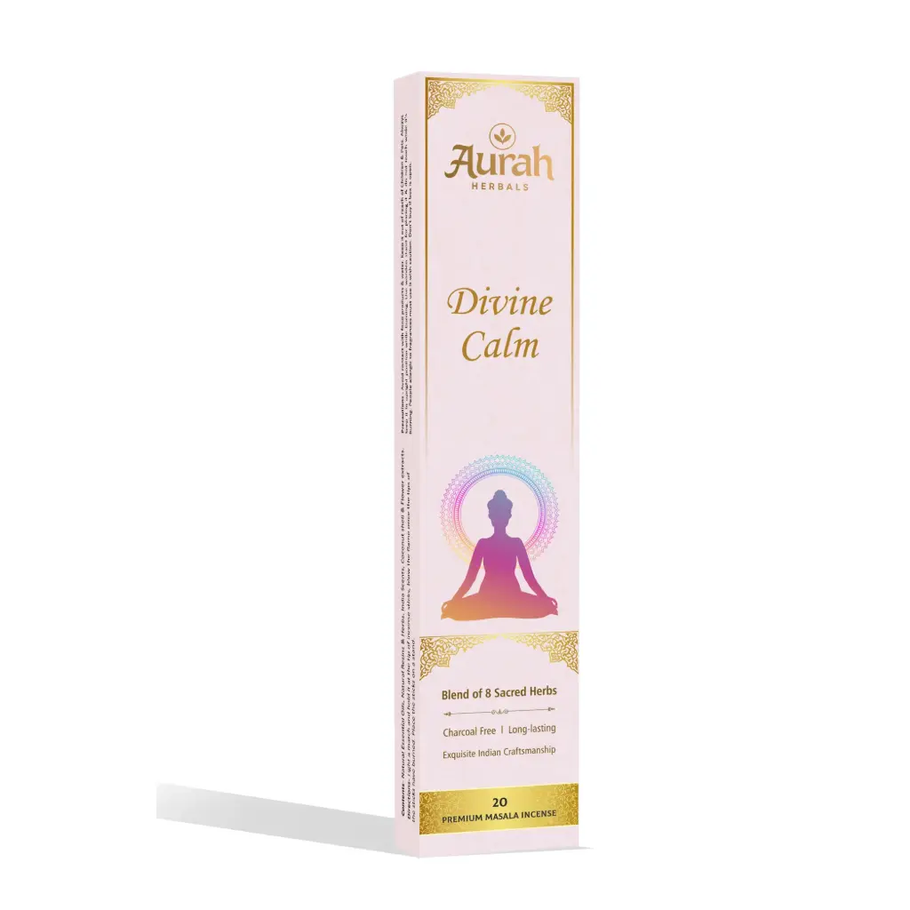 [21007] Aurah Herbals-No4-Divine Calm(20 Sticks) - 1x8
